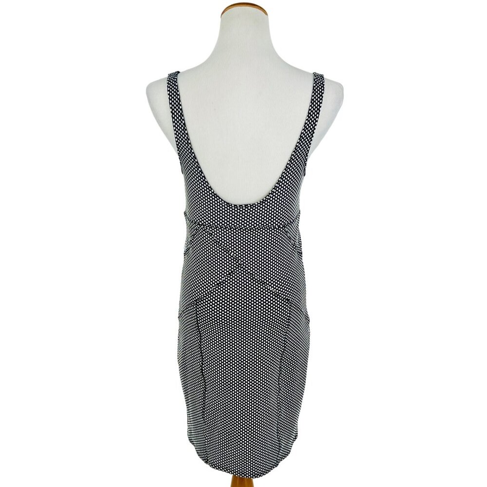 Free People Intimately Sexy Black & White Polka Dot Bodycon Mini Dress - Picture 9 of 16